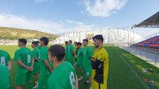 تمرین تاکتیکی جوانان فوتبال ایران در آکادمی بارسلونا