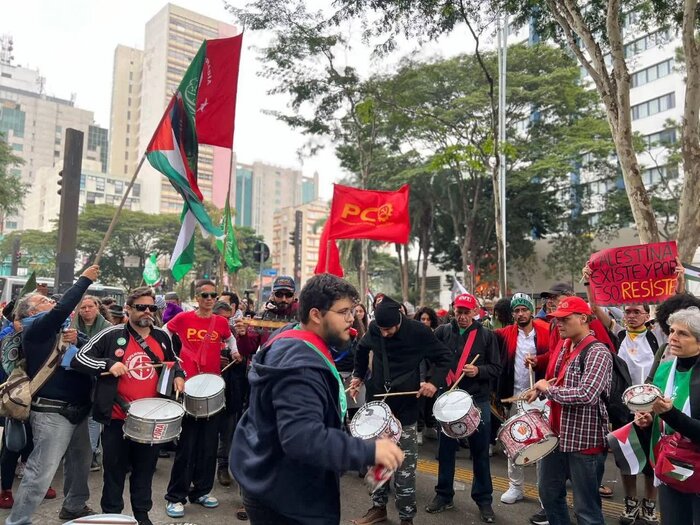 Brazilians hold rallies in support of Palestine