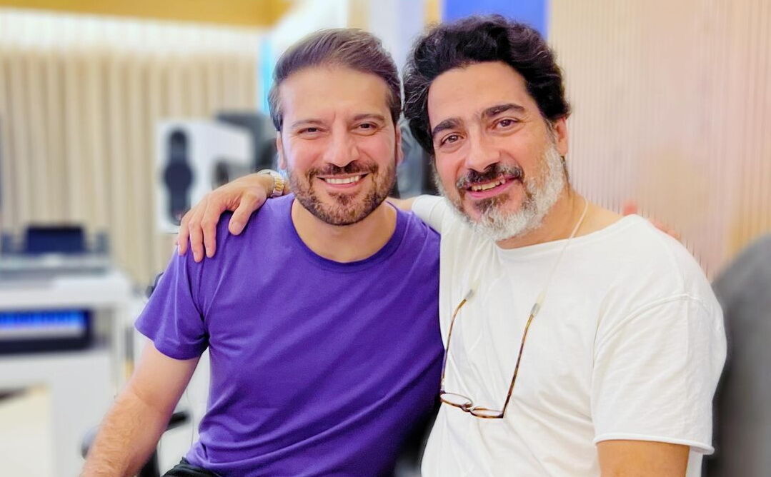 سامي يوسف وهمايون شجريان في اول عمل فني مشترك لهما سامي يوسف وهمايون شجريان في اول عمل فني مشترك لهما