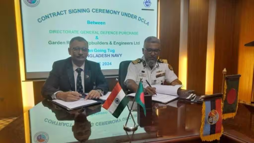 هند و بنگلادش قراردادهای دفاع دریایی خود را تقویت کردند