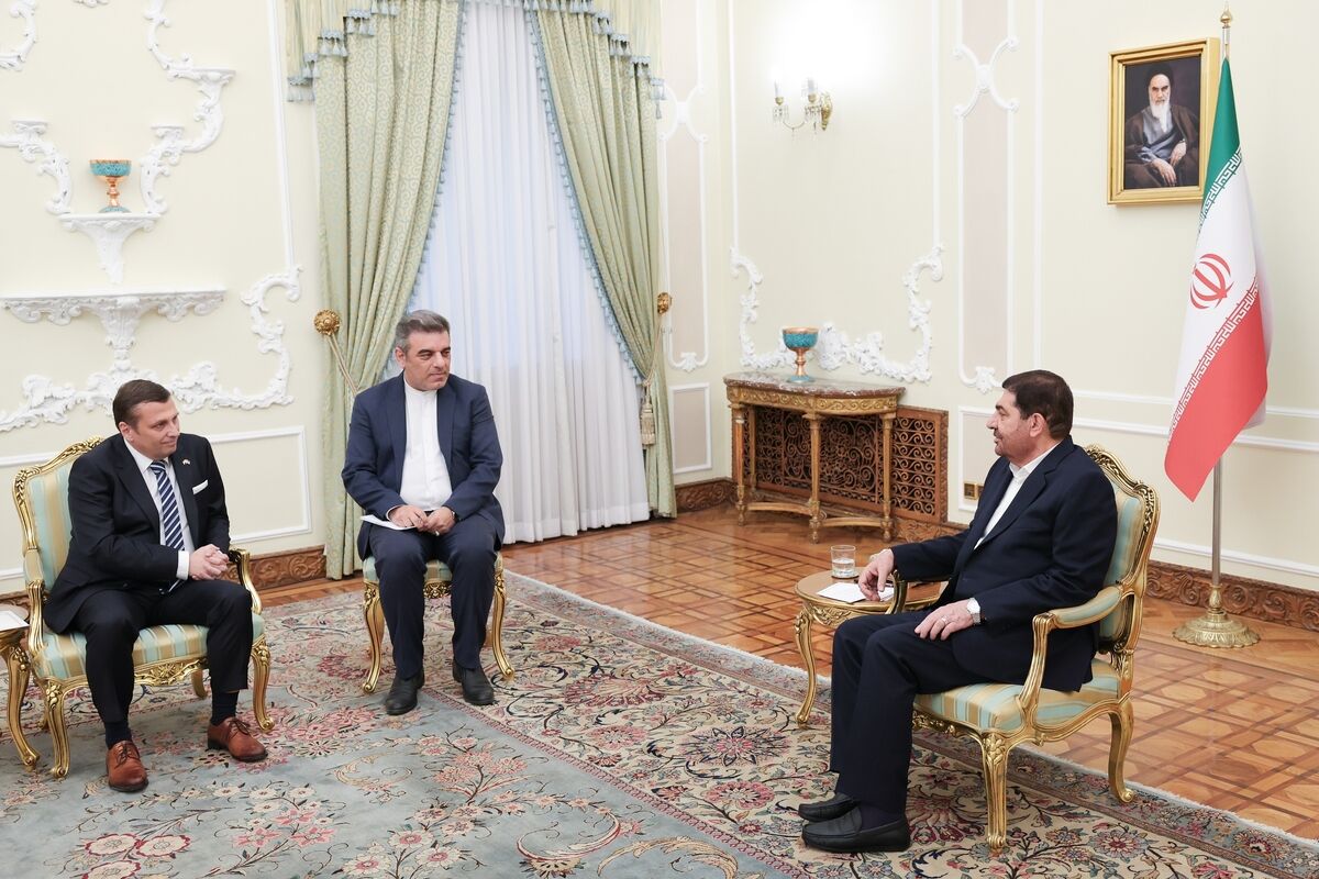 الرئيس الايراني بالوكالة يتسلم اوراق اعتماد 9 سفراء جدد الرئيس الايراني بالوكالة يتسلم اوراق اعتماد 9 سفراء جدد