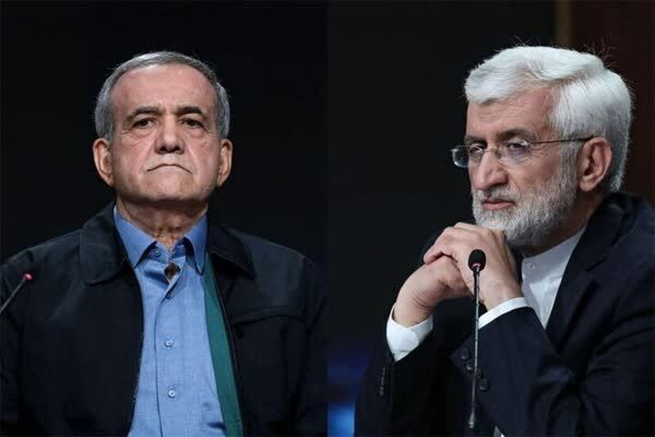 ابرز ما قاله المرشحان بزشكيان وجليلي بالمناظرة الاولى للجولة الثانية من انتخابات الرئاسة الايرانية