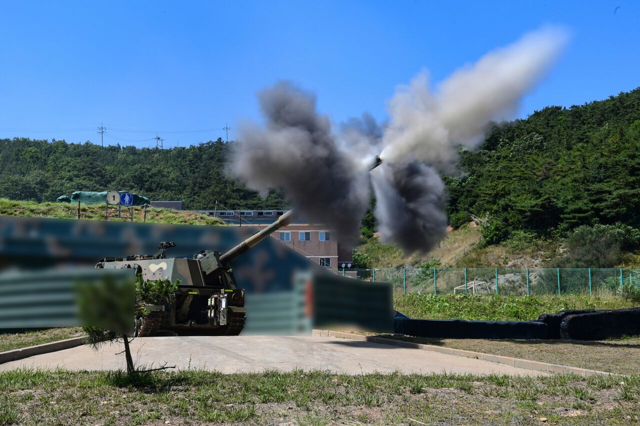 کره‌جنوبی رزمایش توپخانه‌ای در نزدیکی مرز با کره‌شمالی را از سرگرفت