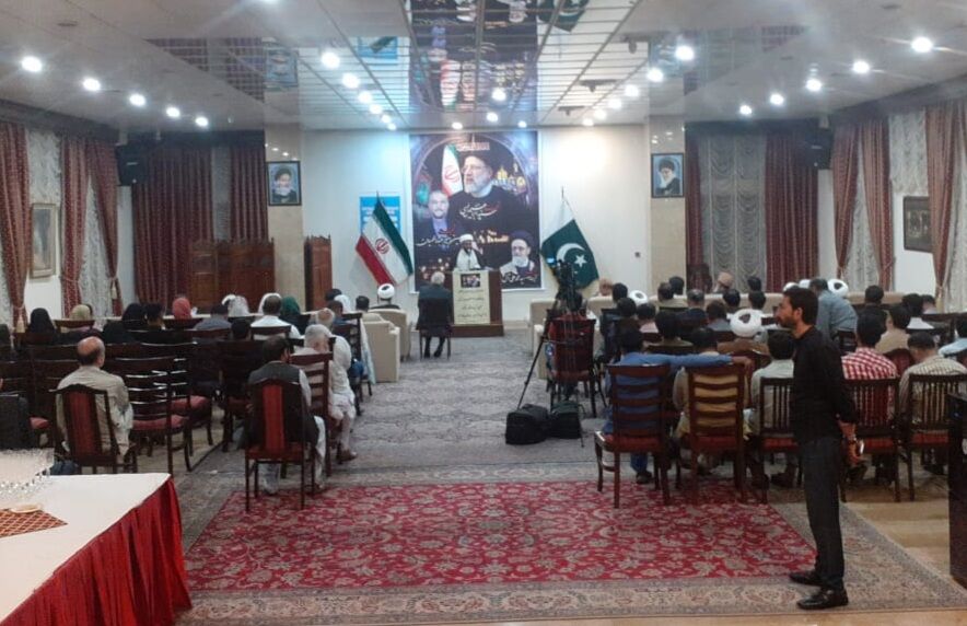 مراسم چهلم شهدای خدمت در پاکستان برگزار شد
