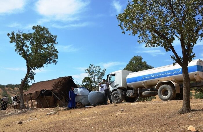 سالانه ۲۰۰ هزار مترمکعب آبرسانی سیار برای عشایر اصفهان انجام میشود