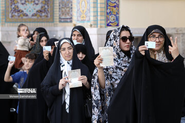 La segunda vuelta de las 14.ª elecciones presidenciales en Mashhad