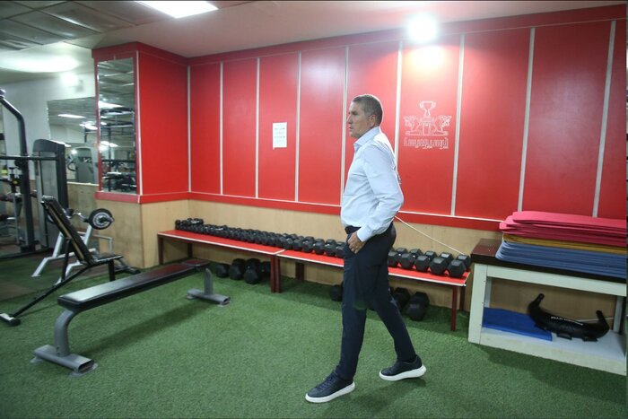 رضایت گاریدو از امکانات محل تمرین پرسپولیس