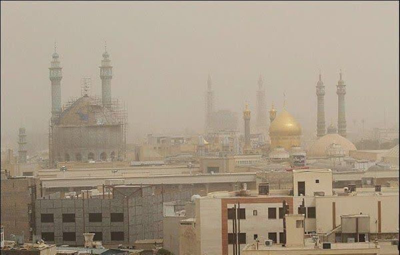 هوای شهر قم در یک سوم از روزهای سالجاری ناسالم بوده‌است