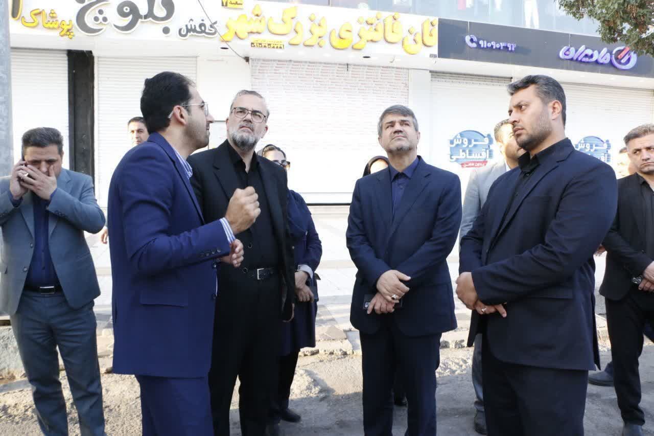 دستور دادستانی برای نمای سوخته یک مجتمع شهر کرمان