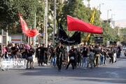 قزوین در عزای سالار شهیدان سیاه پوش شد