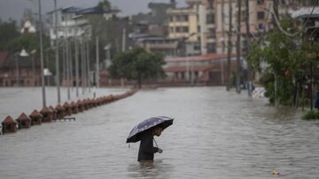 میلیون‌ها نفر در جنوب آسیا تحت تاثیر سیل‌های شدید هستند