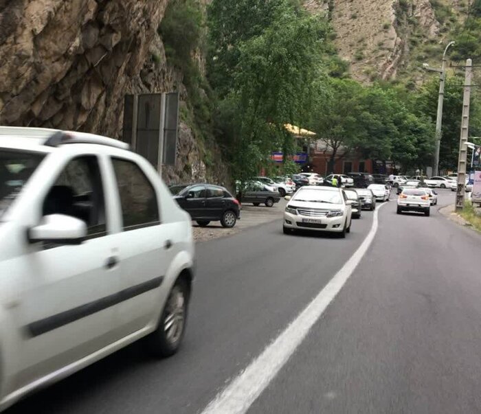 ترافیک سنگین درآزادراه قزوین - کرج
