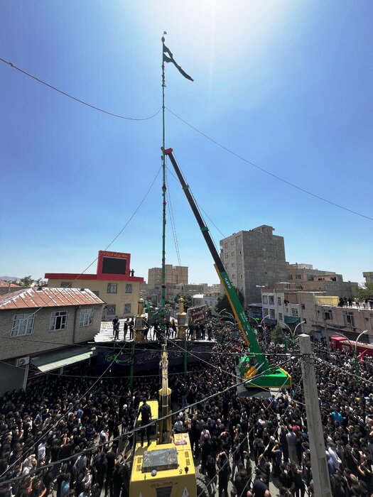 فیلم| «علمبندی» عزاداری ثبت ملی مراغه