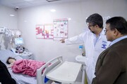 UNICEF representative in Iran tours modern ward in Children’s Medical Center