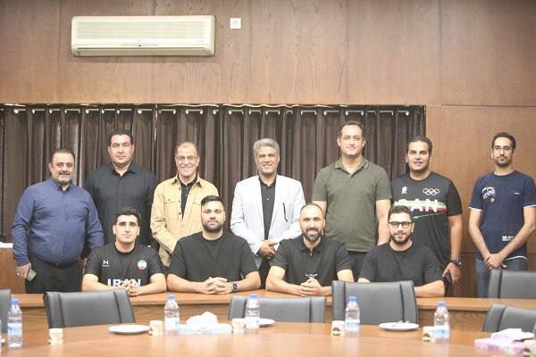 بازدید خسروی وفا از اردوی تیم ملی شمشیربازی