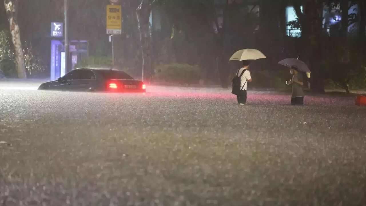 بارندگی بی‌سابقه در کره‌جنوبی دست‌کم ۵ کشته بر جای گذاشت