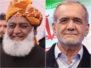 زعيم حزب جمعية علماء الاسلام الباكستاني يهنئ الرئيس الإيراني المنتخب