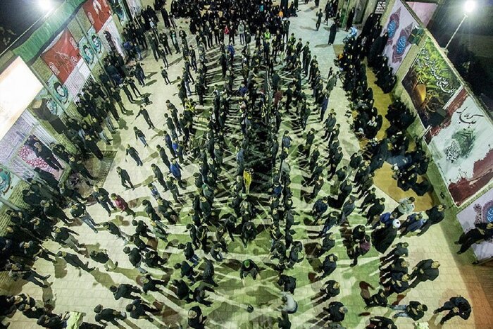 سنگزنی آیین سنتی عزاداری در شهر قُهستان خراسان جنوبی