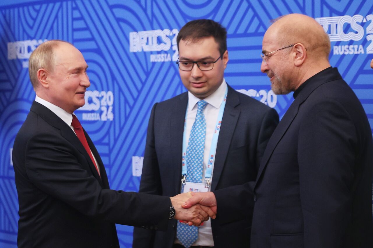 Putin, Qalibaf discuss Iran-Russia ties