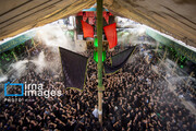 Traditionelle Zeremonie „Ya Abbas Ya Abbas“ in Shahroud