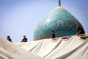 ایران کے شہر اصفہان میں خیمہ ہارونیہ نصب کرنے کی 400 سال پرانی روایت