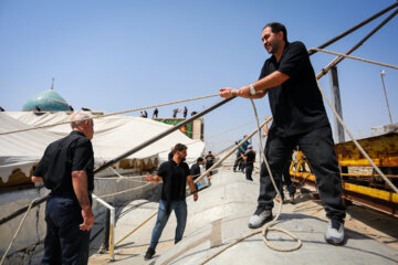 Instalada la carpa Haruniya en Isfahán