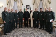 فرماندهان سپاه با رئیس‌جمهور منتخب دیدار کردند