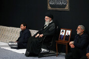 Supreme Leader attends mourning ceremony held on eve of Tasu’a
