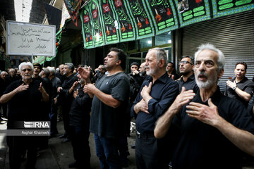 Muharram 2024 : des cérémonies de Tasu'a au grand marché de Téhéran, dans le sud de Téhéran  