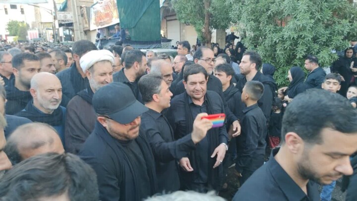 حضور سرپرست ریاست جمهوری در جمع عزاداران دزفول