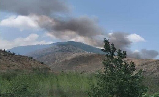 منشا آتش‌سوزی در محل دفن زباله آمل گرمای  بی‌سابقه دمای هوا اعلام شد