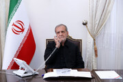بزشكيان يؤكد على التعاون من اجل تنفيذ الاتفاقات الموقعة بين طهران وطشقند