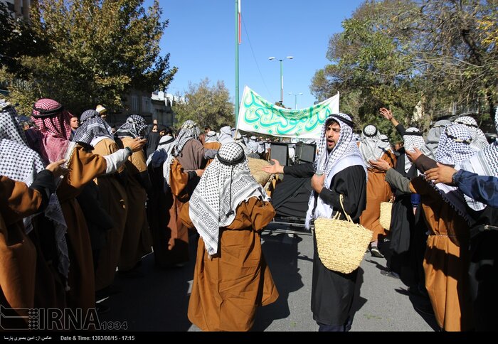 اوج عزاداری دارالمومنین همدان در سومین روز شهادت امام حسین (ع)