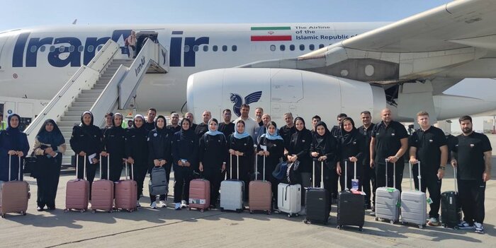 Крупнейшая спортивная делегация отправилась Ирана в Париж для участия в Олимпийских игр
