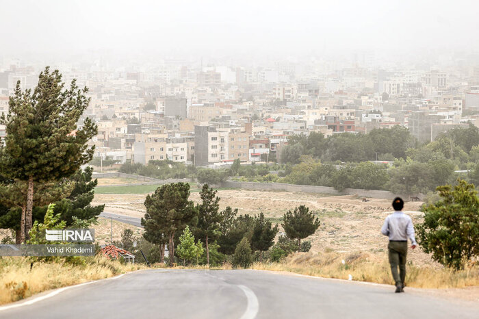 چتر ریزگردها در آسمان خراسان شمالی