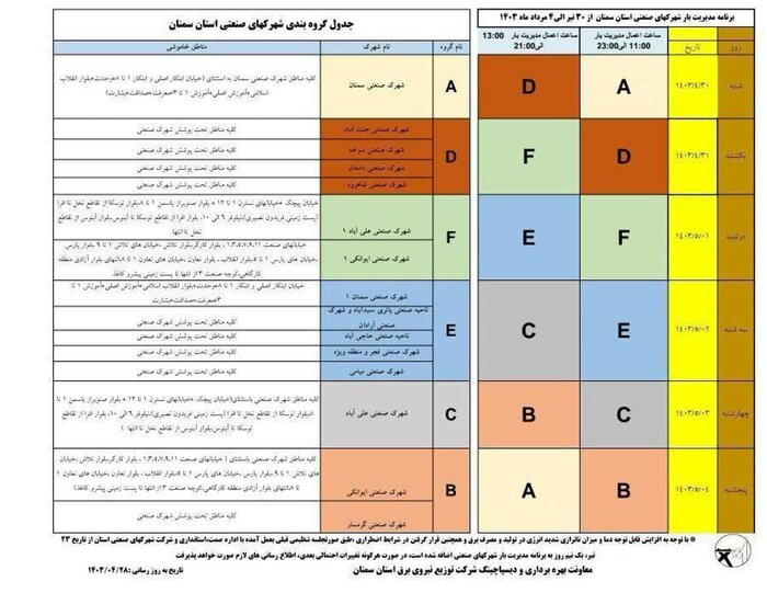 مدیرعامل شرکت شهرکهای سمنان: قطعی برق صنعت را زمینگیر میکند