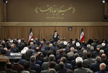Встреча депутатов Меджлиса исламского совета ИРИ с аятоллой Хаменеи