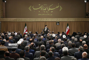 Rencontre des membres du Majlis avec le Guide suprême