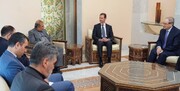 Iran, Syria stress strategic ties in meeting of Iranian delegation with Pres. Bashar Assad