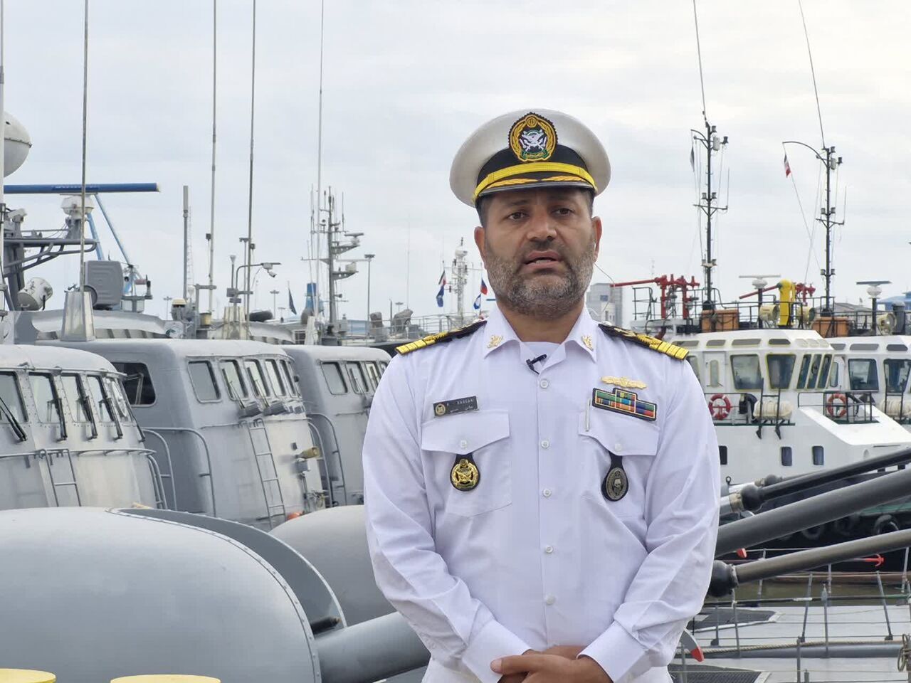 انطلاق مناورة الإنقاذ والأمن البحري المشترك 2024 في ميناء أنزلي على بحر قزوين