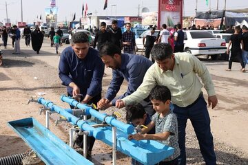 تدابیر لازم برای تامین آب پایدار زائران اربعین در مرز مهران اندیشیده شد