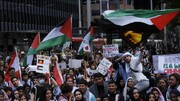 Australian protesters demand gov’t sanction Zionist regime