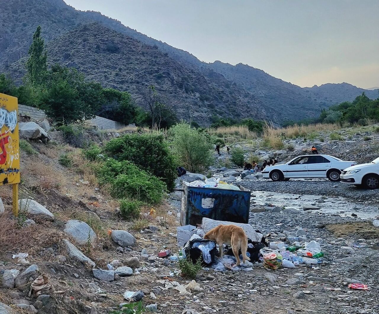 معضل زباله در مناطق گردشگری شهرستان جیرفت