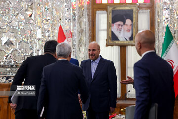 Les rencontres de Ghalibaf avec les invités de l’investiture du nouveau président iranien