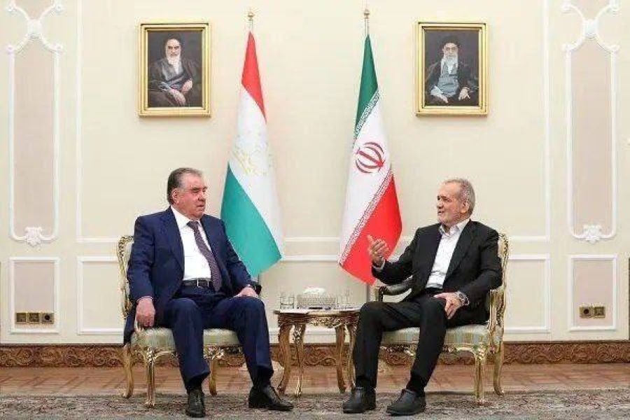 Iranian, Tajikistani presidents meet in Tehran