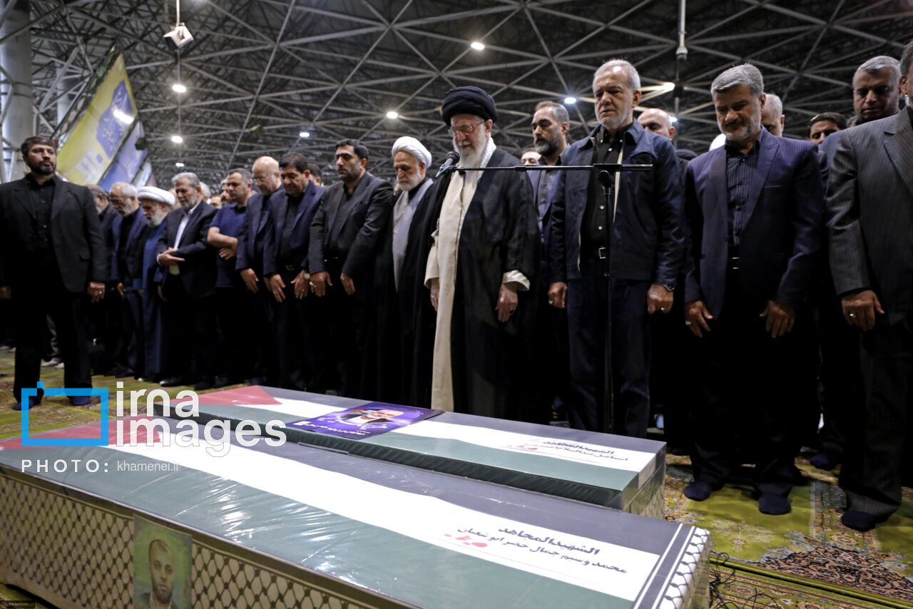 Funeral prayers held for Martyr Ismail Haniyeh in Tehran