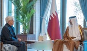 Le premier vice-président iranien rencontre l'émir du Qatar