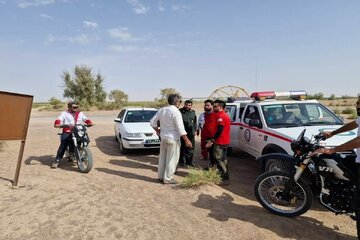 پیرمرد گمشده در کویر بشرویه پیدا شد