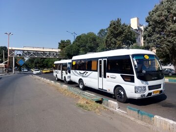 ۲۵ دستگاه مینی بوس جدید وارد ناوگان حمل و نقل قزوین شد