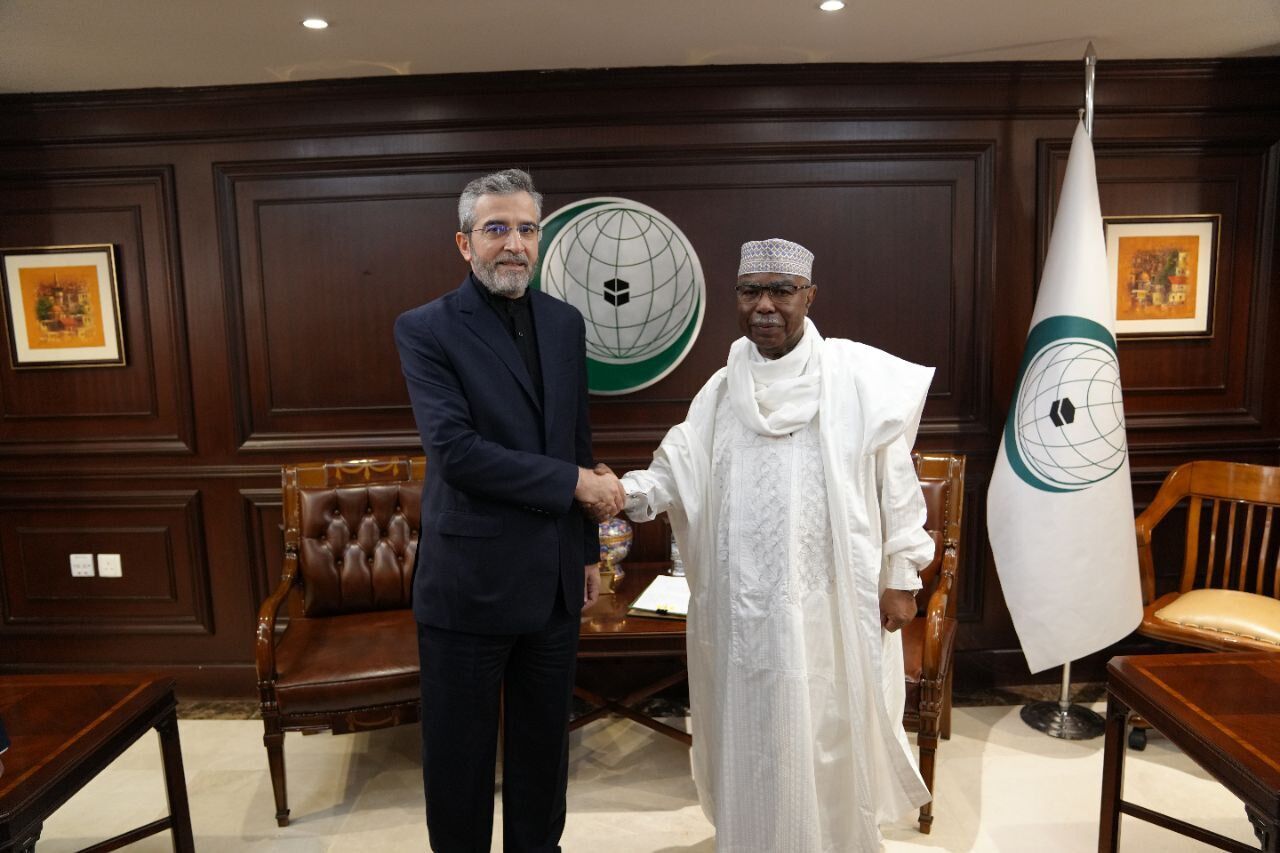 باقري يتلقي الامين العام لمنظمة التعاون الاسلامي باقري يتلقي الامين العام لمنظمة التعاون الاسلامي